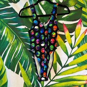 Rave Wonderland One Piece Bodysuit